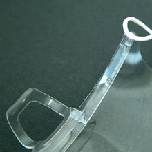 Load image into Gallery viewer, Transparent Plastic Chef Mouth Mask for Restaurant Anti-Fog Sanitary Open Face Guard CSFS001