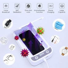 Load image into Gallery viewer, Smartphone UV Sanitizer Box UV Light Sterilizer Box for iOS Android Smartphones XD001