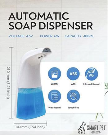 Automatic Foaming Soap Dispenser 13.5oz / 400ml（Battery+USB）ASD002