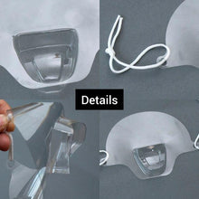 将图片加载到图库查看器，Transparent PET Chef Mouth Mask for Restaurant Anti-Fog Sanitary Open Face Guard CSFS002
